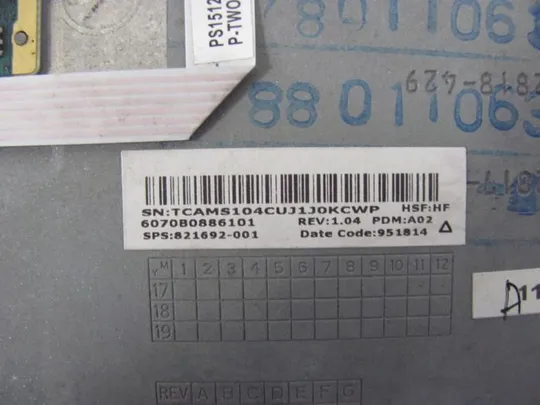 №34-6 панель палмрест 821692-001 6070B0886101 для HP EliteBook 820 G3 оригінал Недорого