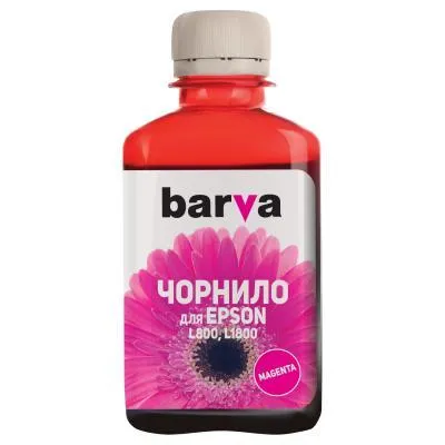 Чернила Barva EPSON L800/L810/L850/L1800 (T6733) 180г MAGENTA (L800-413) Ціна