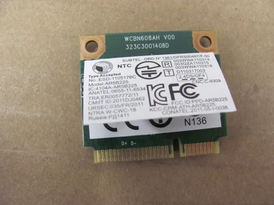 номер0341-36 WI-FI модуль для Lenovo Ideapad Flex 14 15 WI-FI адаптер WI-FI карта Wi-Fi модуль бездротова мережева карта Wireless Card З аукціону