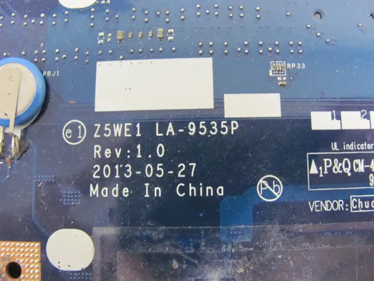 590-7 материнська плата Z5WE1 LA-9535P  SR0N9 i3-3217U для Acer Aspire E1  E1-572G E1-572 V5-561G оригінал Недорого