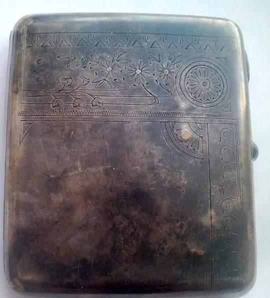 Портсигар посеребренный 1939 год с дарственной известного доктора pr654 Ціна