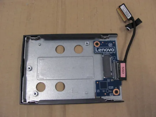 номер0251-4 корзина з платою перехідником SSD зі шлейфом  455.0CW02.001 450.0CW02.0011 01YR466 для Lenovo ThinkPad T580 P52S оригінал Ціна