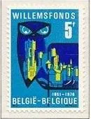 фото, Бельгия 25 лет Фонду Виллема 1976 MNH