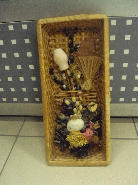 Сувенир интерьерный поделка на стену на сельскую тему на кухни №609 Ціна