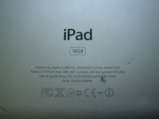 Запчастини до планшету Ipad a1395 16G Де купити