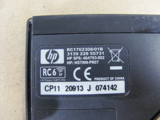 номер0320-49 Пульт ДУ 464793-002 для HP PAVILION DV6-1000 DV9000 DV7-1000 оригінал З аукціону