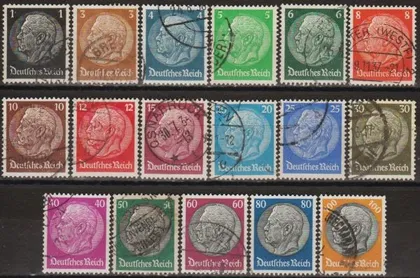 фото, 1934 - Рейх - Стандарт - Гінденбург Mi.512-28 _10,0 €