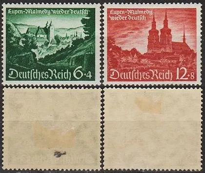 фото, 1940 - Рейх - Ейпен-Малмеді Mi.748-49 *