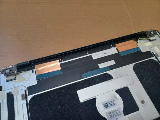 номер1056-5 кришка матриці 0XYCR1 з петлями для Dell  XPS17 XPS 17 9700 Precision 5750 Кришка дисплея Тильна кришка Корпус матриці Верхня кришка matrix cover Top Case LCD Cover Rear Lid Back Cover Housing Cabinet оригінал в Україні