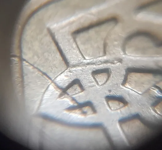 (5346) 25 копійок 2007 1ЕБм попадання стороннього предмету при чеканці на аверсі (25 копеек 2007) Продаж