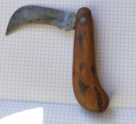 Нож большой садовый из СССР, хорошее состояние , без люфта, возможно 1960-е годы kb349 З аукціону