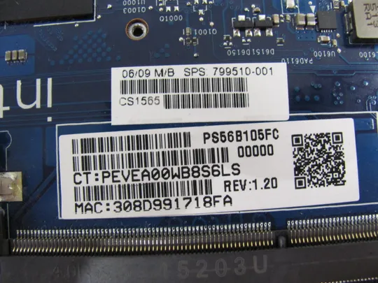419-20 материнська плата РОБОЧА  799510-001 6050A2637901 SR23Y  i5-5200U для   HP EliteBook 850 G2 840 G2 оригінал Інтернет-аукціон