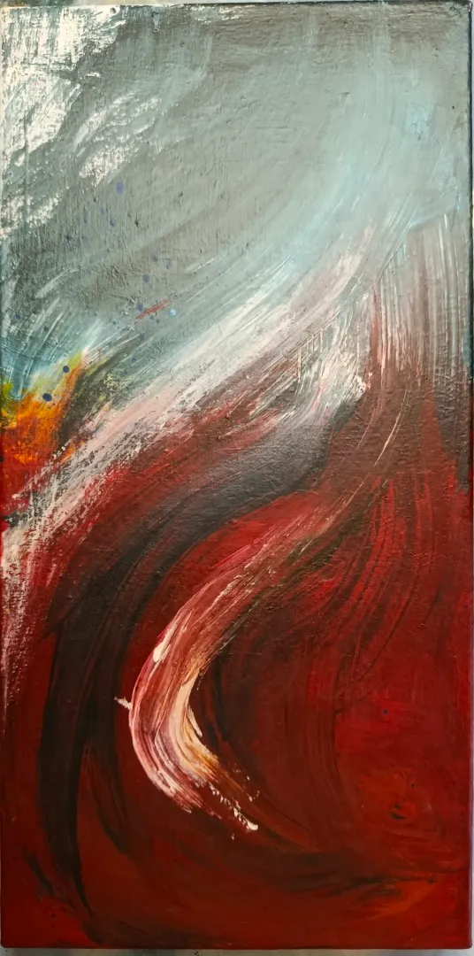 Картина «Збіг». Полотно, акрил 20×40 см Ціна