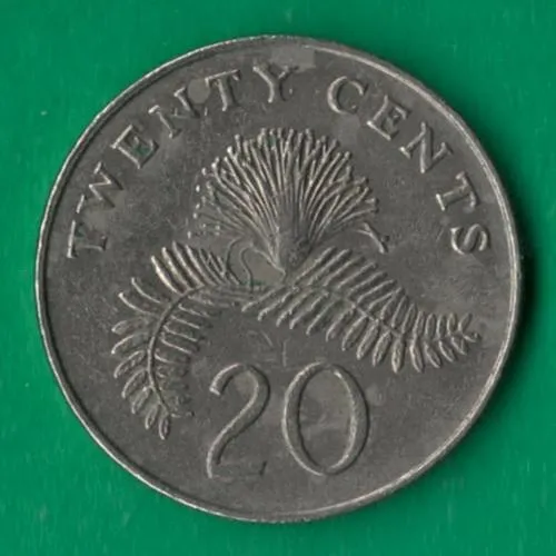 20 центів 1986 року Сінгапур [МШ] Ціна
