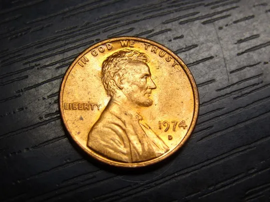 1 цент 1974 D США Ціна
