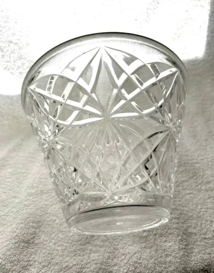 фото, Кришталева ваза, цекерниця, фруктовниця, велика, часів СССР