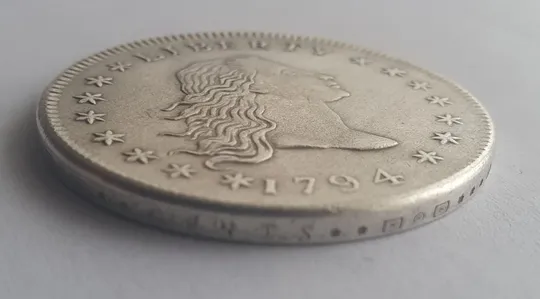 1 долар 1794 США, Розпущене волосся (можливо репліка обігового часу) Продаж