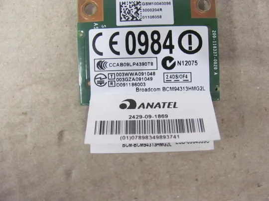 380-6 WI-FI адаптер BCM94313HMG2L ANATEL 2429-09-1869 для Lenovo G510 оригінал З аукціону