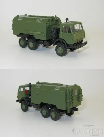 фото, КАМАЗ 43101 кунг радиосвязи военный - 1:87 H0