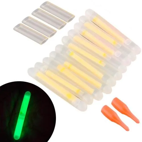 Светлячок для поплавка ночной рыбалки 30м 4.5x37мм, 2 упаковки по 5шт Ціна