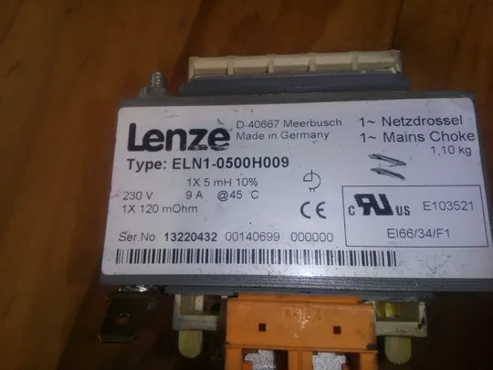 Мережевий дросель Lenze для ПЧ 0,55-0,75кВт 220В Де купити