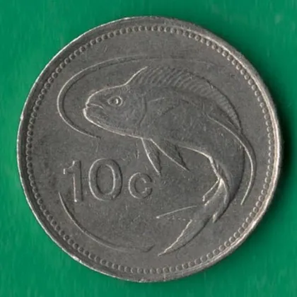 фото, 10 центів 1986 року Мальта [МШ1]