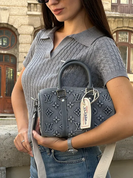Сумка Louis Vuitton Speedy Bandoulière 25 Bag Denim Monogram (991040) Де купити