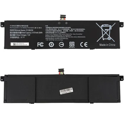 фото, Батарея для ноутбука Xiaomi R13B01W (Mi Book Air 13.3) 7.6V 5100mAh 39Wh Black