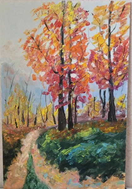 фото, Картина Осінь