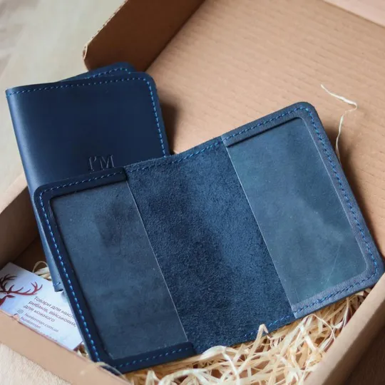 Купити Подарунковий набір "Паспорт I'm Ukrainian + військовий квиток", синій