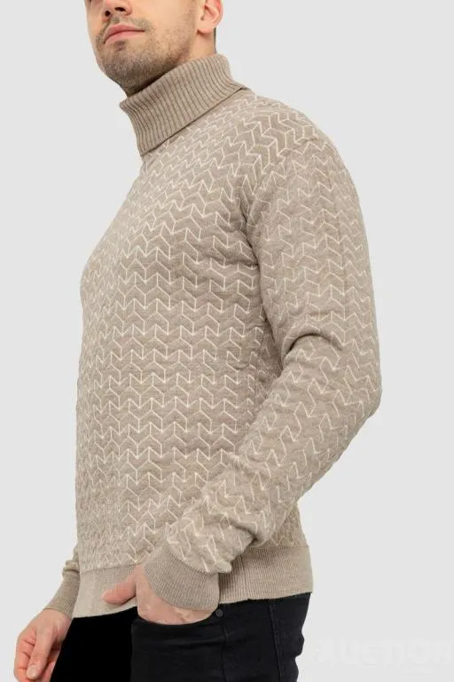 Гольф мужской, цвет бежевый, 161R911 З аукціону