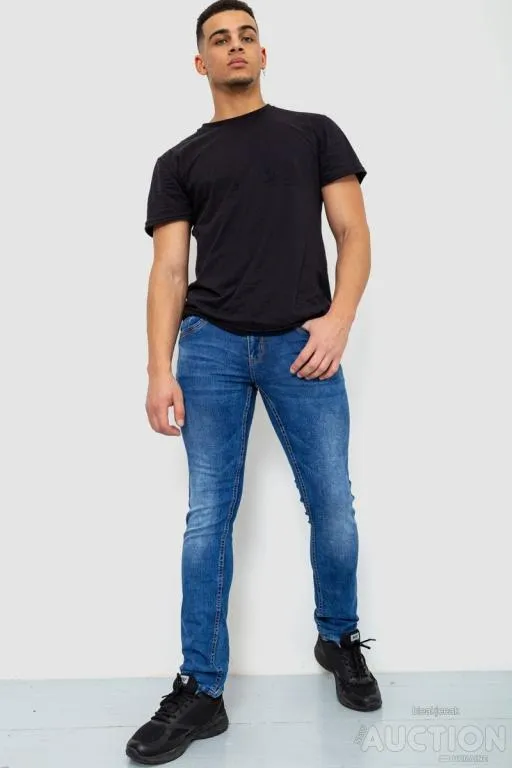 Купити Джинсы мужские, цвет синий, 243R4037