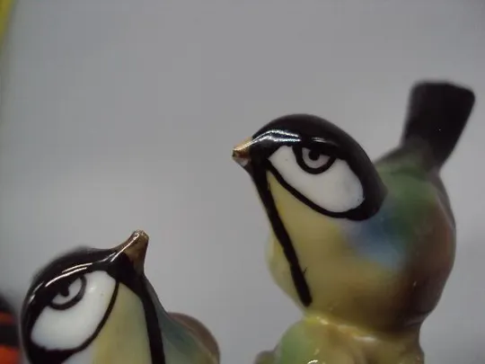 Купити Фигура фарфор статуэтка Германия птички на дереве птицы синички высота 14 см под реставрацию №80