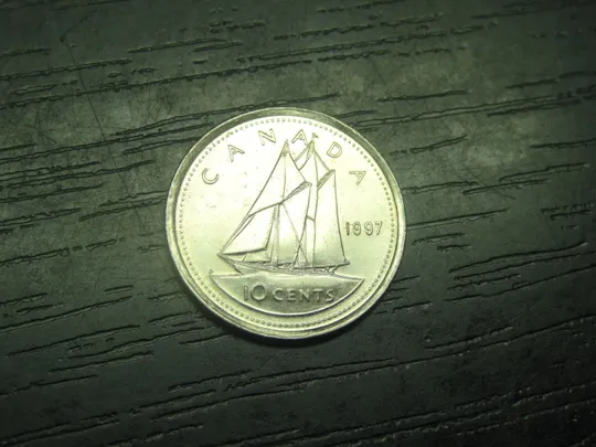 10 центів Канада 1997 нечаста Ціна