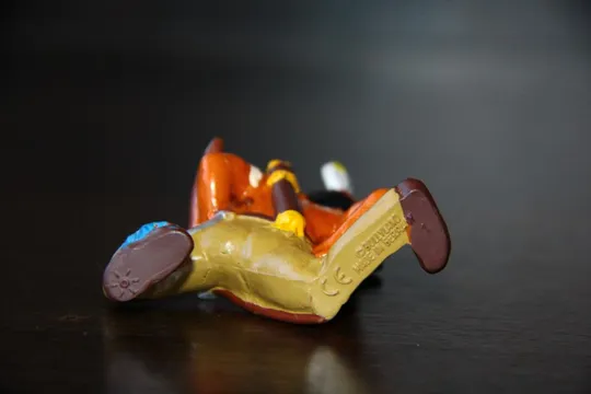 индеец с луком 65-70мм BULLY BULLYLAND ФРГ резина З аукціону