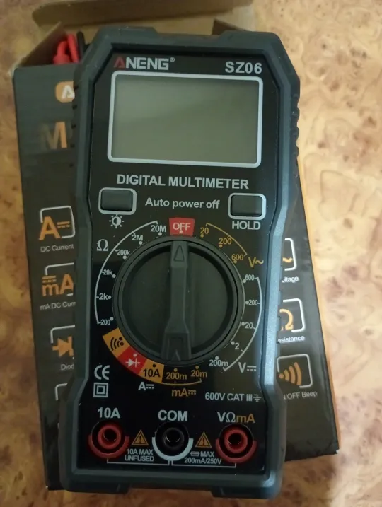 Портативний цифровий мультиметр тестер Aneng SZ06 З аукціону