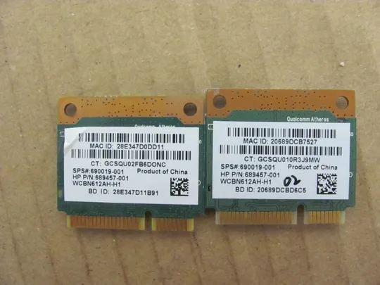 №78-3 Wi-Fi модуль 689457-001 683802-001 690019-001 для HP PROBOOK 450 470 G1 оригінал Ціна