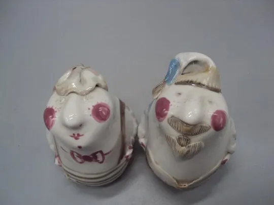 Фигура фарфор статуэка Полонное ЗХК авторские гномы поварята пара лот 2 шт высота 10,5 см №14475 З аукціону