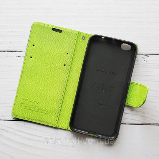 Чохол книжка Xiaomi Mi 5c для телефона Mercury Goospery Синій З аукціону