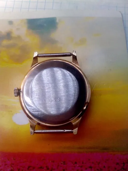 1980-е годы Позолоченные часы  Au1 в хорошем состоянии СССР рабочие  vm567 З аукціону