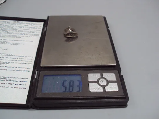 Запонка круглая серебро 875 проба ссср клеймо с звездочка 875 СЮЗ вес 5,83 г диаметр 1,9 см №15795 Торговий майданчик