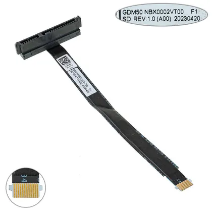 фото, Шлейф HDD для ноутбук DELL (Inspiron 3510, 3511, 3515) NBX0002vt00