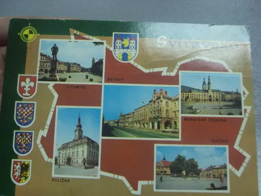открытка гербы дорога свитавско чехия №913 Де купити
