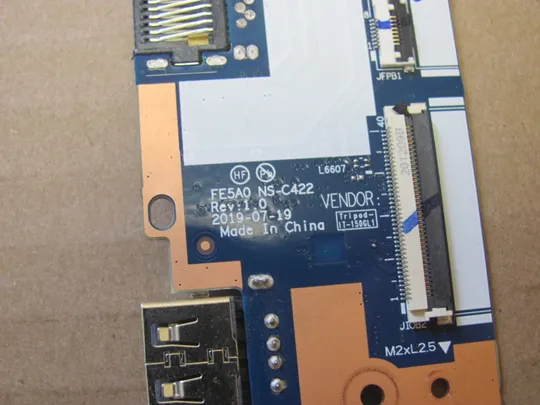 номер0979-8 Плата кнопка ввімкнення USB  LAN FE5A0 NS-C422 для Lenovo Thinkpad E15 Gen 1 оригінал Де купити