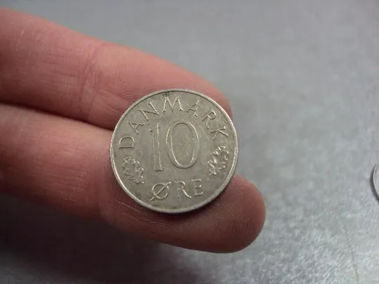 Купити монета дания 10 эре 1974 №8542
