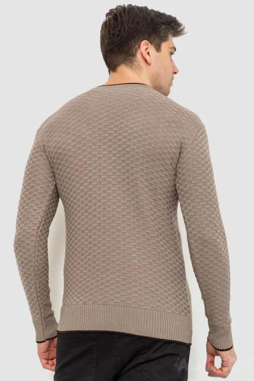 Свитер мужской, цвет бежевый, 214R8004 Продаж