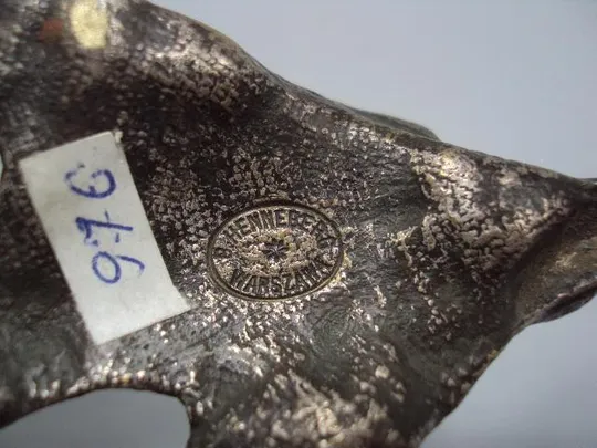 Подсвечник птичья лапа птицы Хенненберг Варшава Hennenberg Warszawa размер 9,5-10,5х18х8 см (№976) Недорого