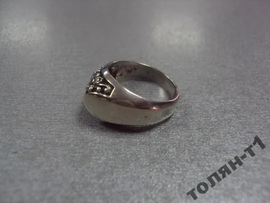 кольцо женское узор цветок цветочек серебро 925 проба Украина вес 4,72 г размер 16,5 №15051 Продаж