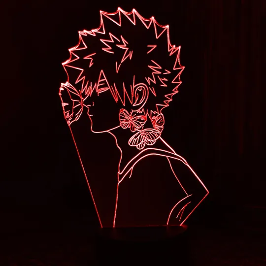 Акриловий світильник-нічник Ізуку Мідорія 3 червоний tty-n001628 Ціна