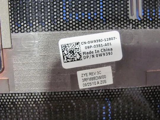 номер0084-8 Сервісна кришка 0W939J для DELL STUDIO 1555 1557 1558 корпус панель доступу кришка доступу service cover оригинал Недорого